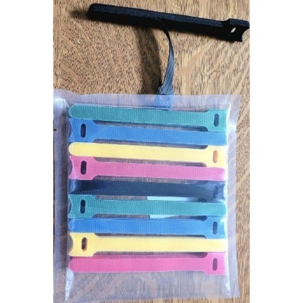 Reusable Fastening Cable Ties | 6 in | Cable Management Ties | 100 pcs